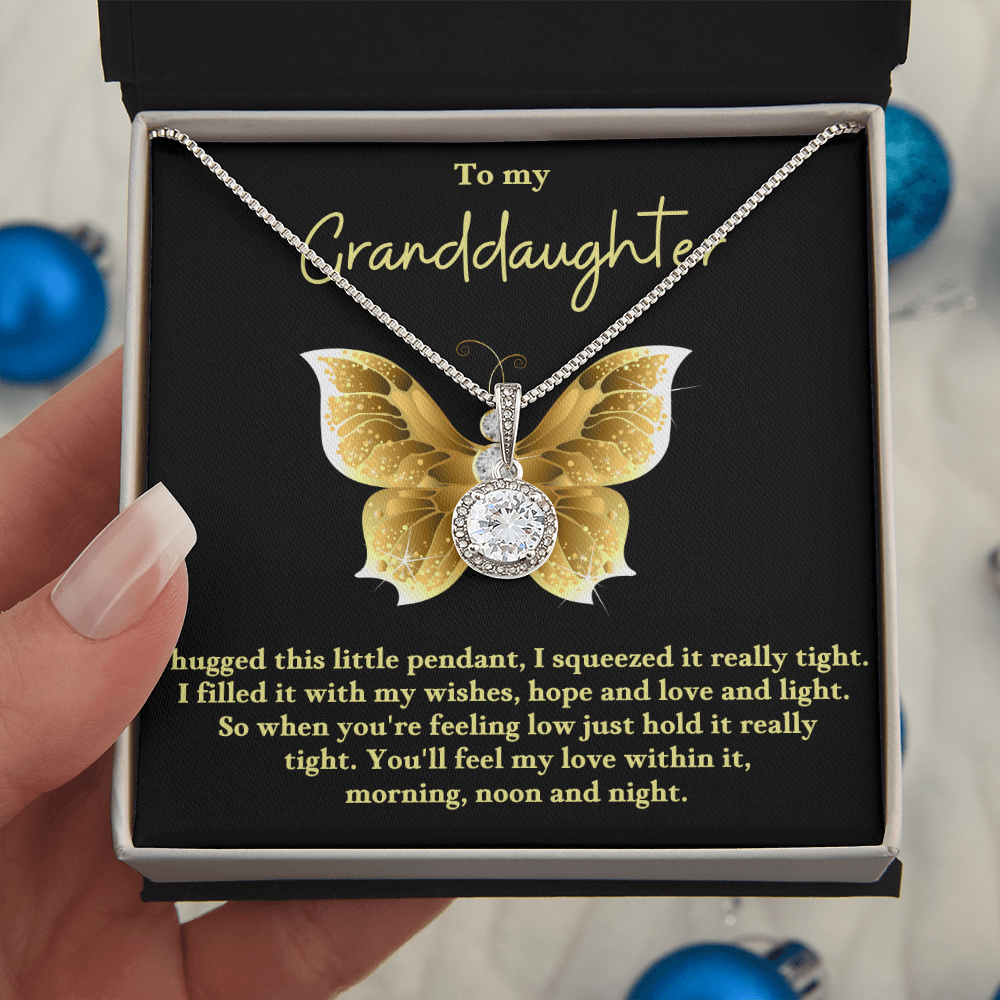 To My Granddaughter - Love and Light Eternal Hope Necklace