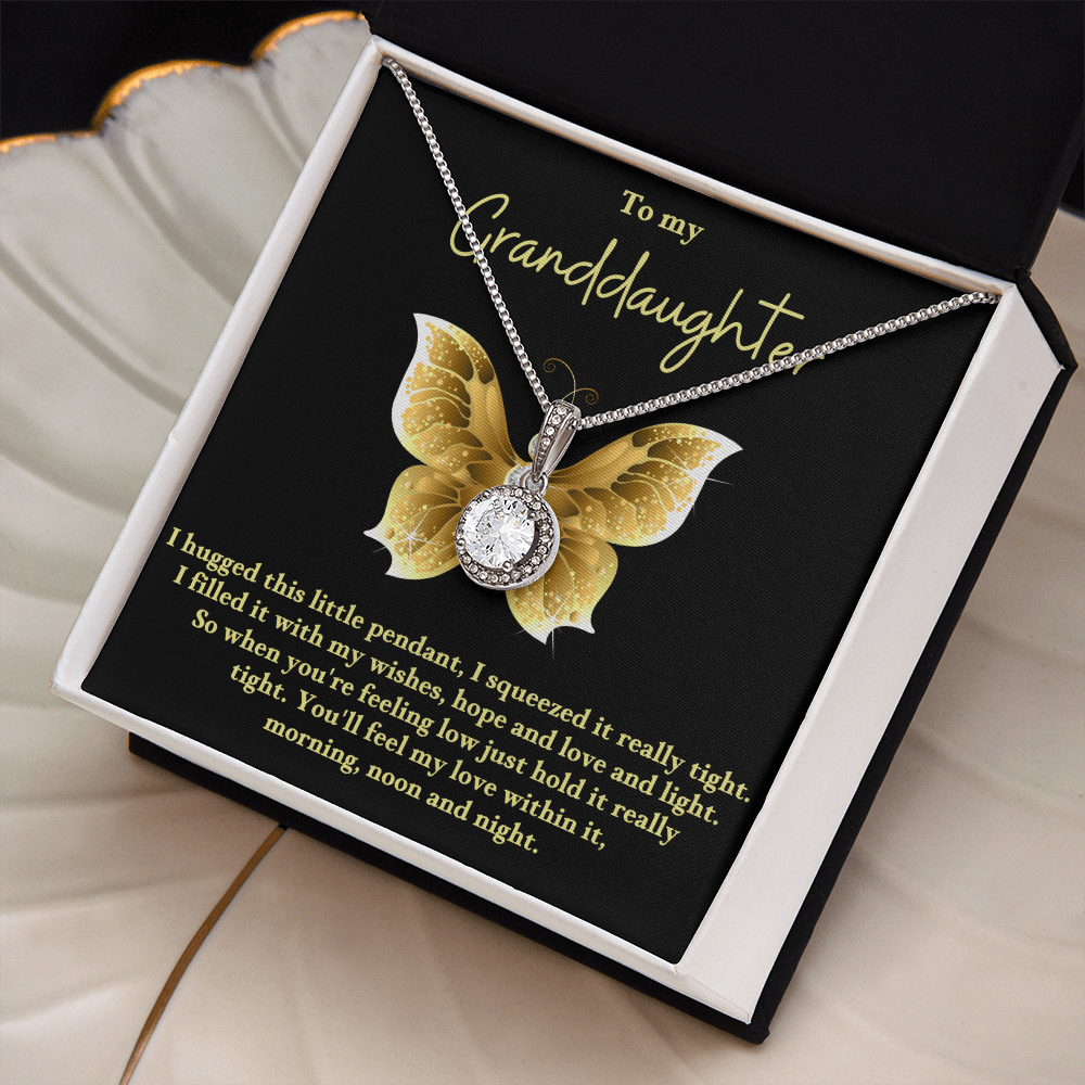 To My Granddaughter - Love and Light Eternal Hope Necklace