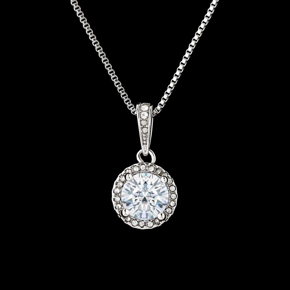 To My Love - Never Truly Apart Eternal Hope Necklace