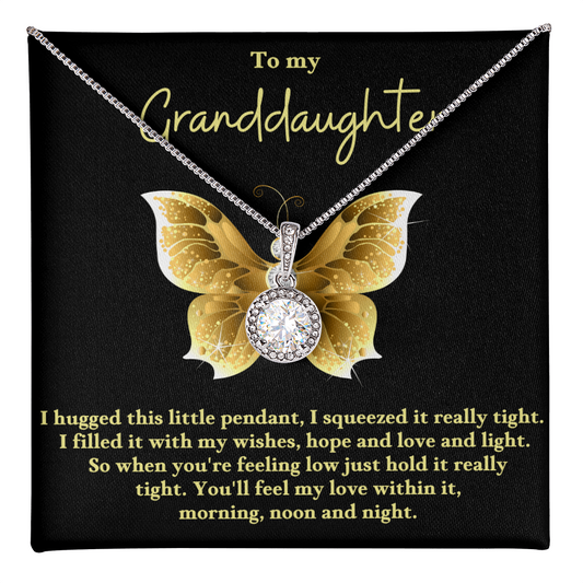 To My Granddaughter - Love and Light Eternal Hope Necklace