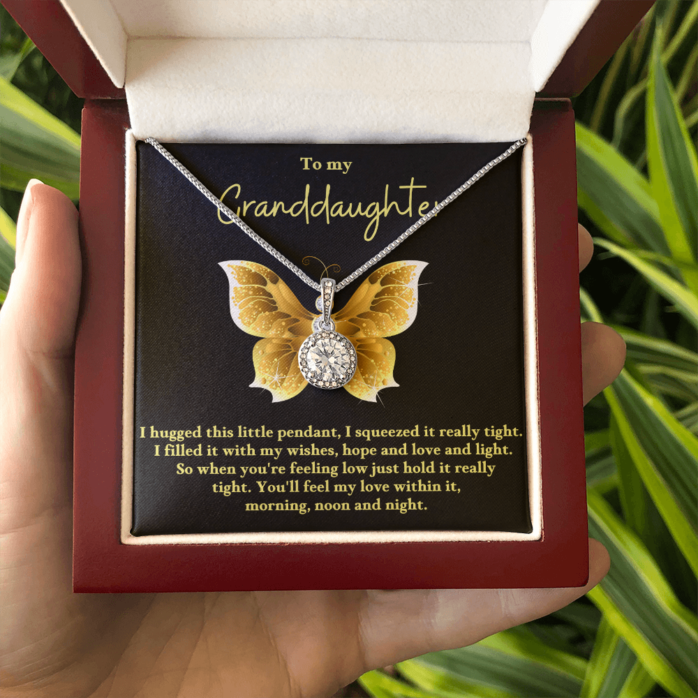 To My Granddaughter - Love and Light Eternal Hope Necklace