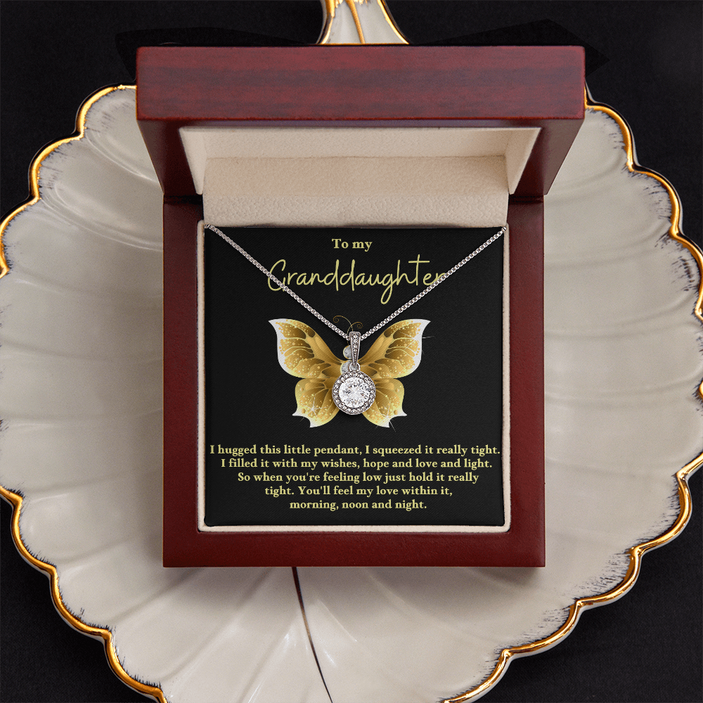 To My Granddaughter - Love and Light Eternal Hope Necklace