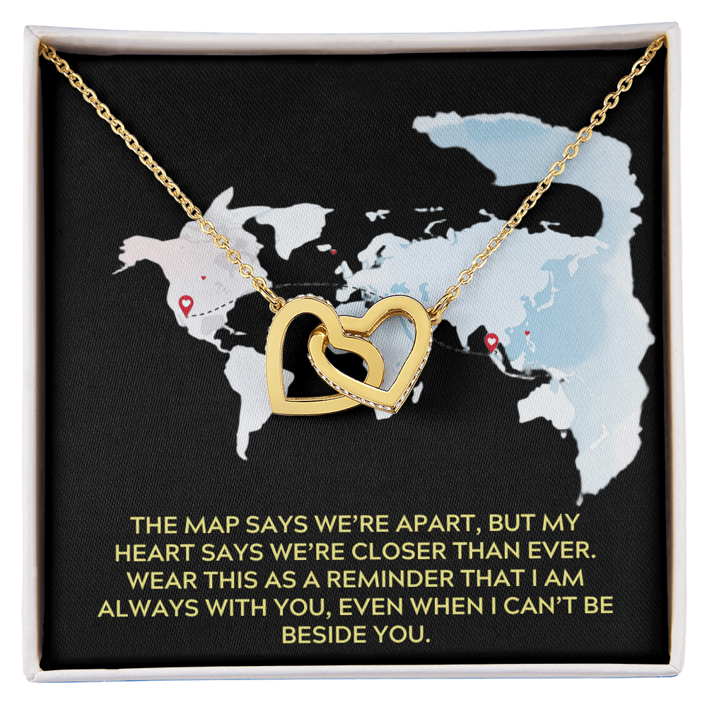 Closer Than Ever Interlocking Hearts Necklace