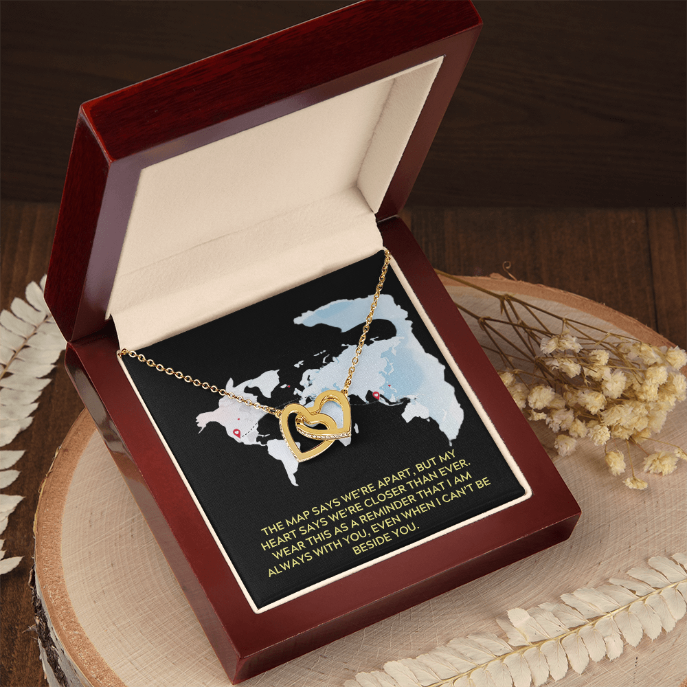 Closer Than Ever Interlocking Hearts Necklace