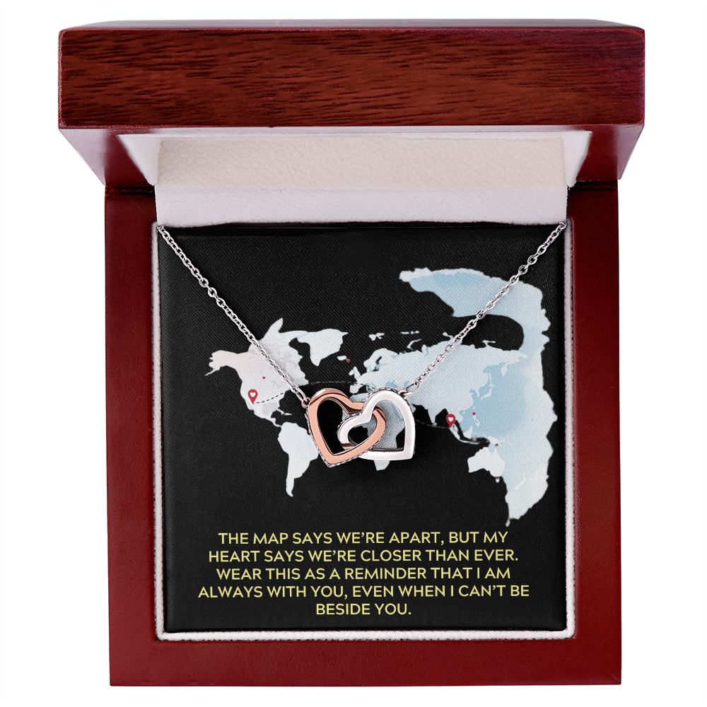 Closer Than Ever Interlocking Hearts Necklace