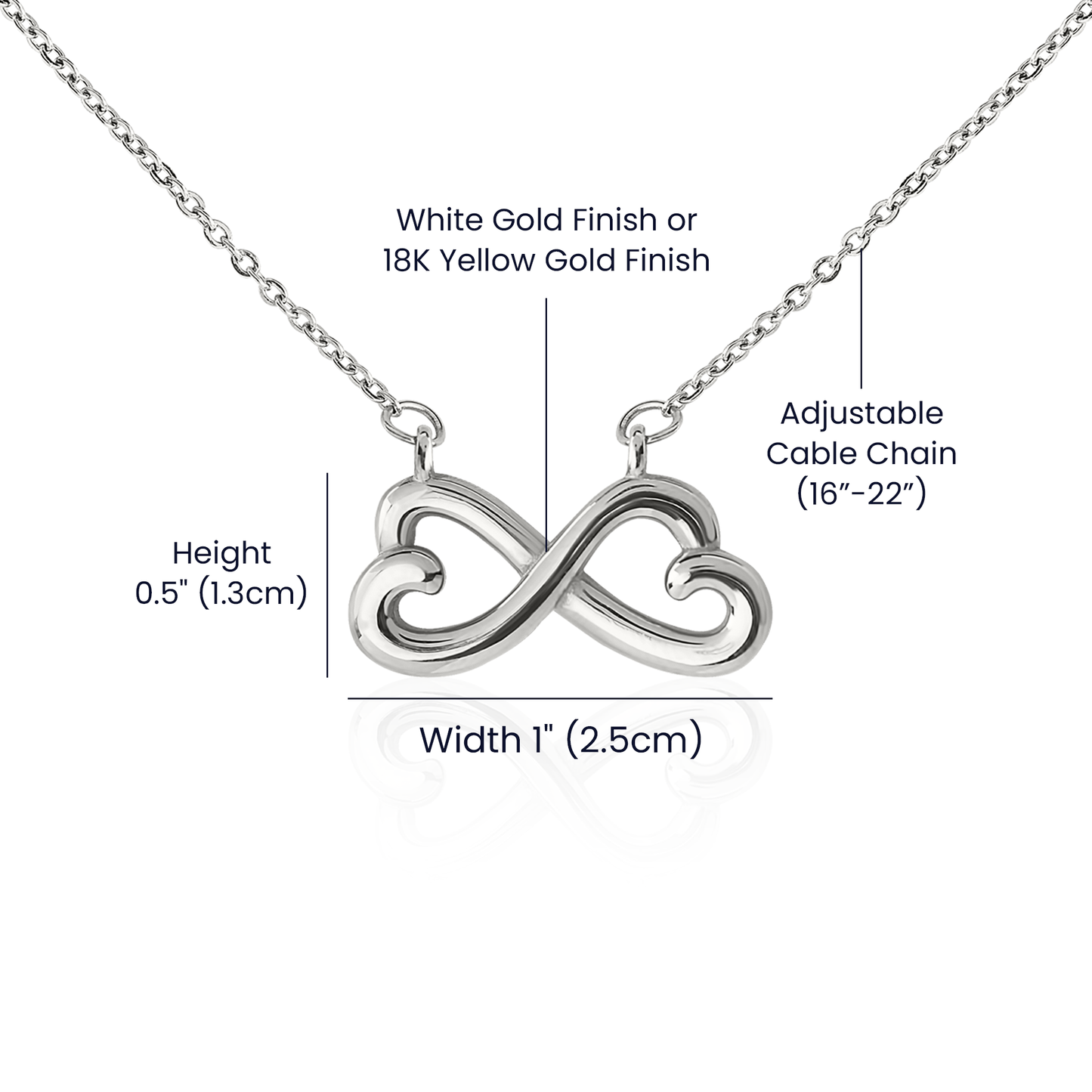 To My Daughter - When Life Tries To Knock You Down Endless Love Necklace